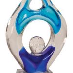 10 1/4 inch Winner Art Glass