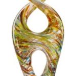 14 1/2 inch Color Twist Art Glass