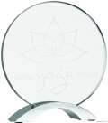 Round Cosmic Acrylic with Silver Base
