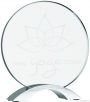 Round Cosmic Acrylic with Silver Base