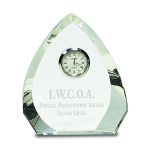5 1/2″ Clear Crystal Arch with Clock