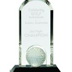 Crystal Dome with Golfball inset