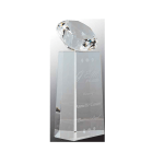 Diamond on top crystal award