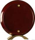 Round Rosewood Piano Finish Floating Acrylic Standup Acrylic Award