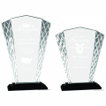 Fan shape Glass with Diamond cut edge – New