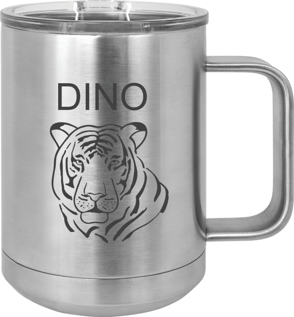 Polar Camel 15oz laser engraved Personalized stainless steel vacuum insulated tumbler Slider lid 6 MA6060