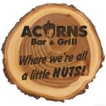 9″ Engraved Wood Plaque