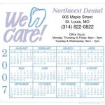 Business Calendar Magnet – Round Corner – Four Color Process 1