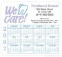 Business Calendar Magnet – Round Corner – Four Color Process 1