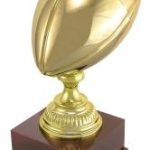 Trophy Cup – 15-1/4″ Gold Football 1