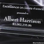 Crystal Glass Awards – 4″ x 6″ Genuine Prism Optical 1