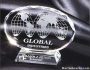 Crystal Glass Awards – 5″ x 6 1/2″ Genuine Prism Optical Crystal With Base 1