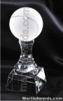 3″ x 8″ Tennisball Prism Optical Crystal Glass 1
