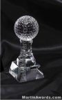 2 1/2″ x 6″ Golfball Prism Optical Crystal Glass 1