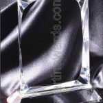 4″ x 6 1/4″ Genuine Prism Optical Crystal Glass Awards 1