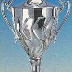 Silver Finish Trophy Cup On Marble Base 1