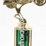 Green Single Column Road Motorcycle Trophy 1