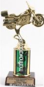 Green Single Column Road Motorcycle Trophy 1