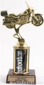 Black Single Column Road Motorcycle Trophy 1