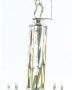 Gold Single Column Female T-Ball With 2 Eagles Trophy 1