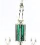 Green Single Column Female Basketball With 2 Eagles Trophy 1