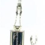 Black Single Column Female Basketball With 1 Eagle Trophy 1