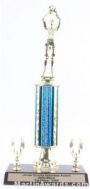 Blue Single Column Female Basketball With 2 Eagle Trophy 1