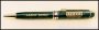 Green Marble Pen with Gold Trim 1