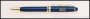 Blue Euro Pen with Gold Trim 1