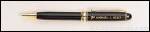 Black Euro Pen with Gold Trim 1