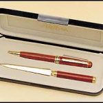 Wooden Pen and Letter Opener Set 1