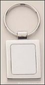 Rectangle Shape Silver Key Rings 1
