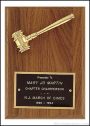 Plaque – Metal Goldtone Gavel Awards 1