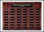 Plaque – Solid American Walnut Perpetual Plaques with Extra Large Individual Plates 1