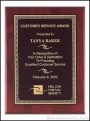 Plaque – Piano Finish Plaques with Black Brass Plate/Gold Braided Border 1