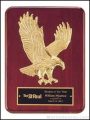 Plaque – Piano-Finish Plaques with Sculptured Relief Gold Eagle 1