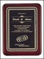 Plaque – Piano Finish Plaques with Black Florentine Border 1