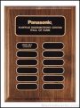 Plaque – Walnut Perpetual Plaques with Oval Plates 1