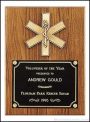 Plaque – Fireman Award Plaque Emergency Medical Award 1