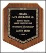 Plaque – American Walnut Camelot Style Plaques 1