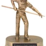 Female Pool Gold Resin Trophies 1