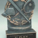 Baseball Wreath Resin Trophy 1