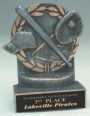 Baseball Wreath Resin Trophy 1