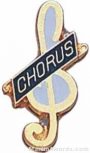 3/4″ Enameled Chorus Pin 1
