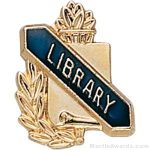 3/8″ Library School Award Pins 1