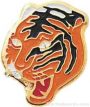 1 1/16″ Enameled Tiger Mascot Pin 1