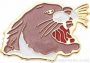 15/16″ Enameled Cougar Mascot Pin 1
