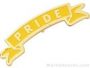 1 1/8″ Etched Soft Enamel Pride Chenille Letter Pin 1