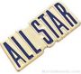 3/4″ Etched Soft Enamel All Stars Chenille Letter Pin 1