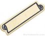 1 3/16″ Etched Soft Enamel Large Service Bar Chenille Letter Pin 1